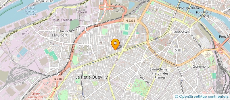 localisation de l'entreprise SCI DB IMMO à LE PETIT-QUEVILLY