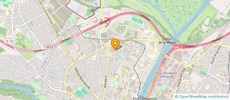 localisation de l'entreprise SCI DB IMMO à ANGERS