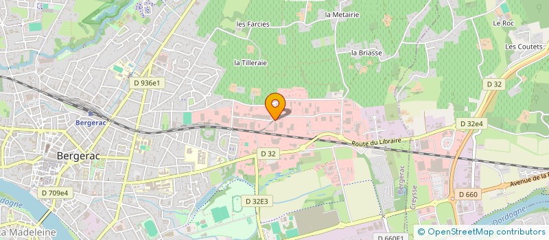 localisation de l'entreprise SCI DB IMMO à BERGERAC