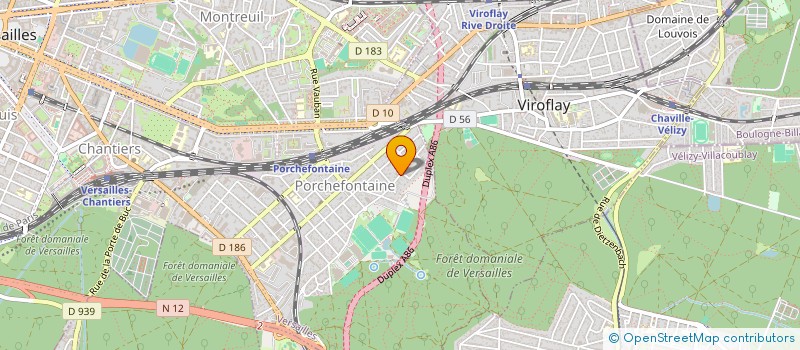 localisation de l'entreprise SCI DB IMMO à VERSAILLES