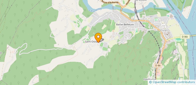 localisation de l'entreprise SCI DB IMMOBILIER  VIVIERS