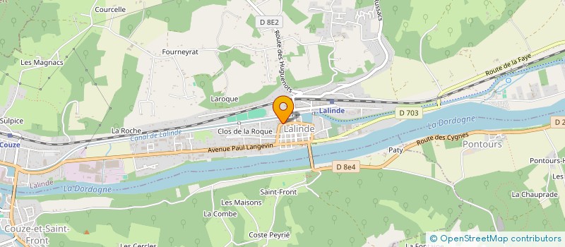 localisation de l'entreprise SCI DB INVEST PRO à BERGERAC