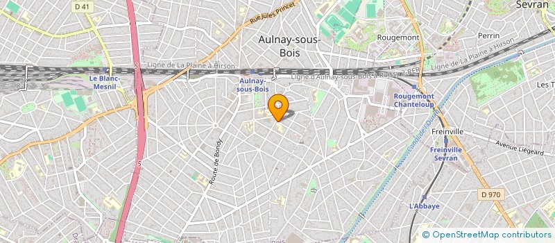 localisation de l'entreprise SCI DB INVESTISSEMENT à AULNAY-SOUS-BOIS