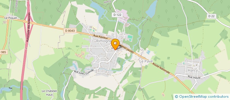 localisation de l'entreprise SCI DB LAMBERT  RIMOGNE