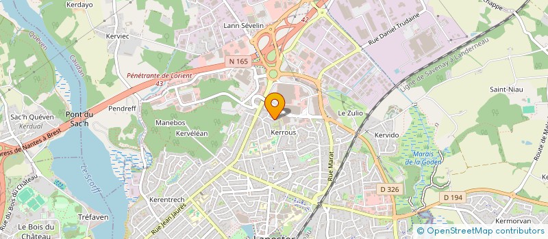 localisation de l'entreprise SCI DBC AVENIR  LANESTER