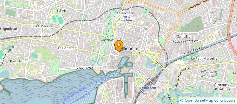 localisation de l'entreprise SCI DBD  LA ROCHELLE