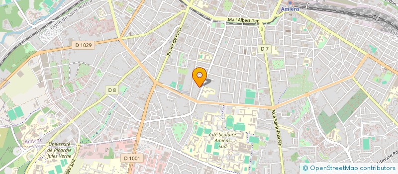 localisation de l'entreprise SCI DBD à AMIENS