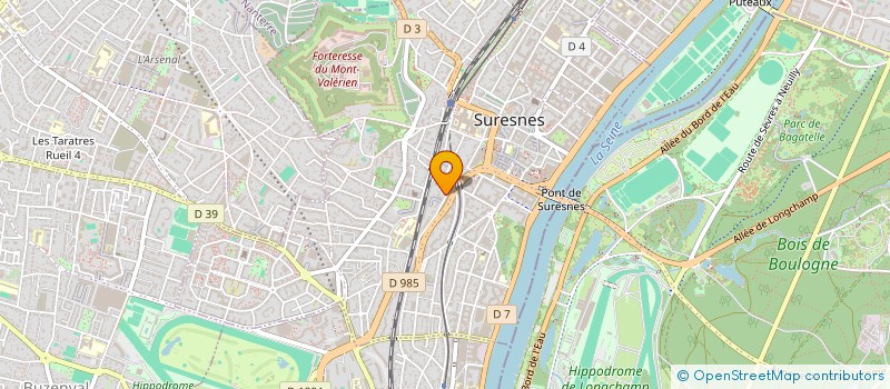 localisation de l'entreprise SCI DBDC à SURESNES