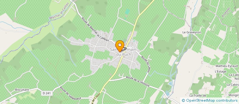 localisation de l'entreprise SCI DBEA  SAINT-GERMAIN-DU-PUCH