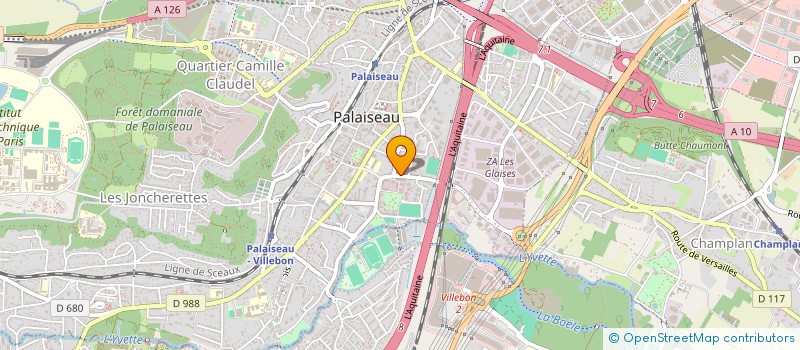 localisation de l'entreprise SCI DBF à PALAISEAU