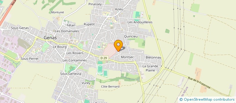 localisation de l'entreprise SCI DBFR  ANTHON