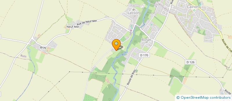 localisation de l'entreprise SCI DBG  ROTS