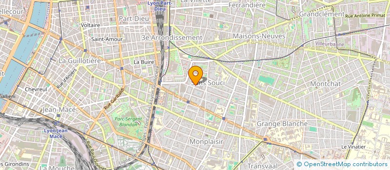 localisation de l'entreprise SCI DBHA  LYON