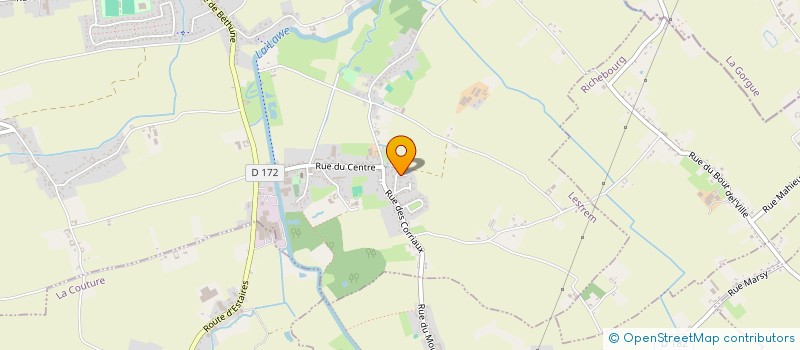 localisation de l'entreprise SCI DBM  LESTREM