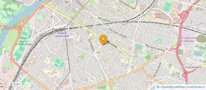 localisation de l'entreprise SCI DBMAA à ANGERS