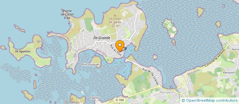 localisation de l'entreprise SCI DBMP  PLEUMEUR-BODOU