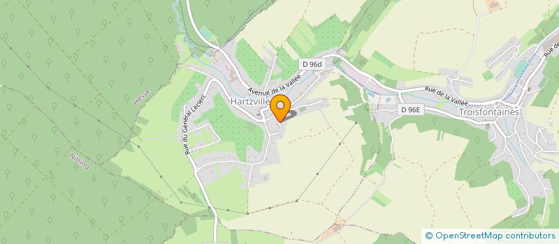 localisation de l'entreprise SCI DBP  TROISFONTAINES