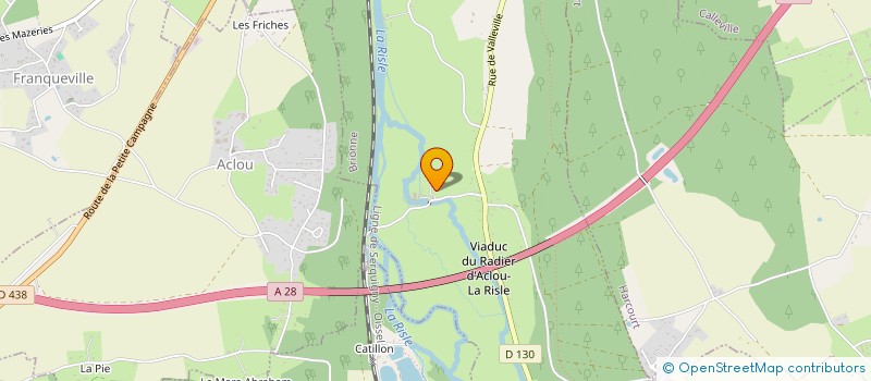 localisation de l'entreprise SCI DBP  BRIONNE