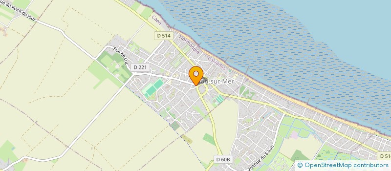 localisation de l'entreprise SCI DBP  LION-SUR-MER