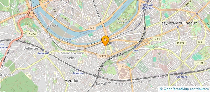 localisation de l'entreprise SCI DBS IMMOBILIER à ISSY-LES-MOULINEAUX