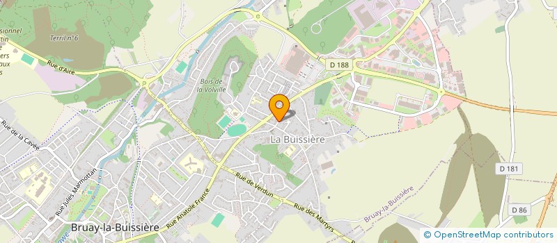 localisation de l'entreprise SCI DBV  BRUAY-LA-BUISSIERE