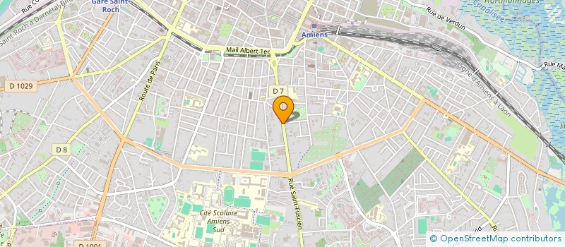 localisation de l'entreprise SCI DBVW à AMIENS