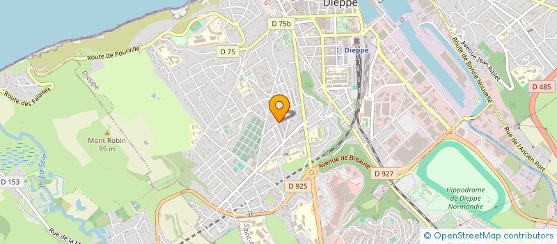 localisation de l'entreprise SCI DBZJR  DIEPPE