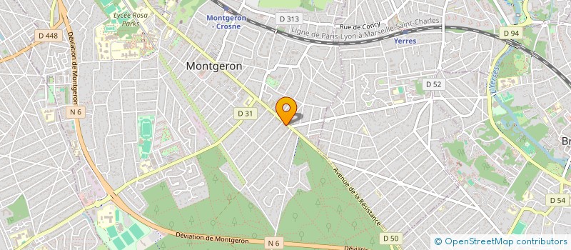 localisation de l'entreprise 'SCI DC' à MONTGERON