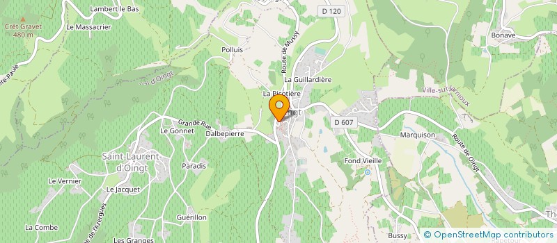 localisation de l'entreprise SCI DC  FRONTENAS