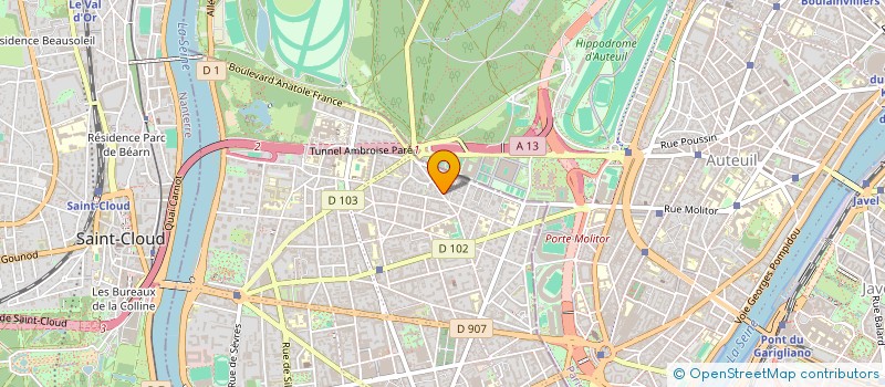 localisation de l'entreprise SCI DC DECRES à BOULOGNE-BILLANCOURT