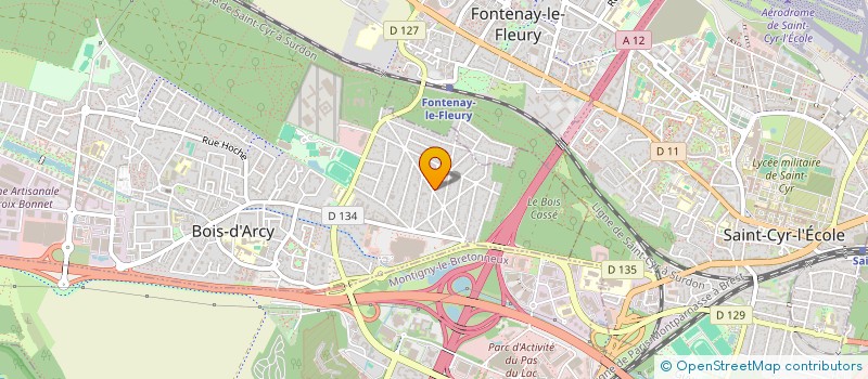 localisation de l'entreprise SCI DC FERNANDES  BOIS-D'ARCY