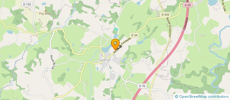 localisation de l'entreprise SCI DC-FP  SADROC