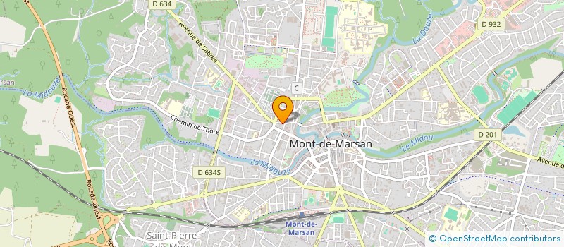 localisation de l'entreprise SCI DC IMMO à MONT-DE-MARSAN