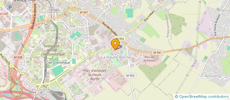 localisation de l'entreprise SCI DC INVESTISSEMENTS à VILLENEUVE-D'ASCQ