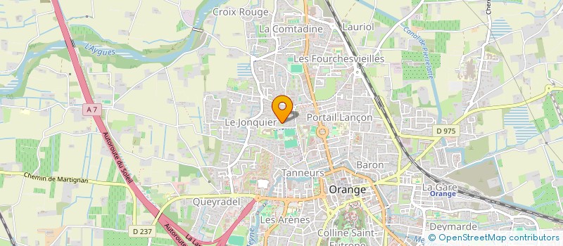 localisation de l'entreprise SCI DC MIL  ORANGE