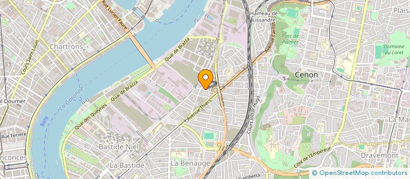 localisation de l'entreprise SCI DC SO  BORDEAUX