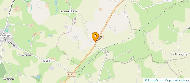 localisation de l'entreprise SCI DC18 IMMOBILIER  AHUILLE