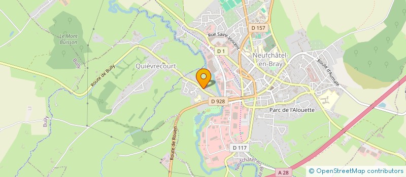 localisation de l'entreprise SCI DCA  NEUFCHATEL-EN-BRAY