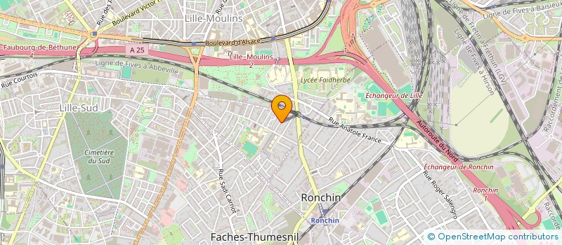 localisation de l'entreprise SCI DCAM à LILLE