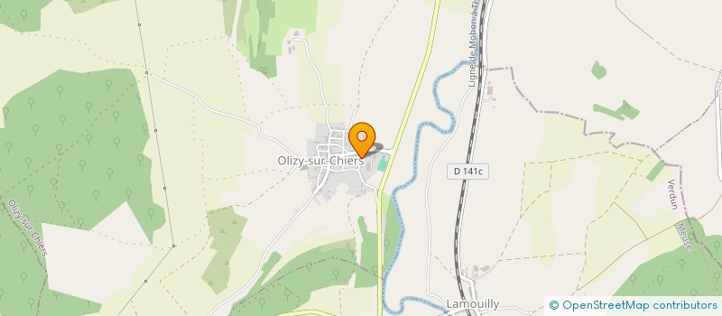 localisation de l'entreprise SCI DCAP à OLIZY-SUR-CHIERS