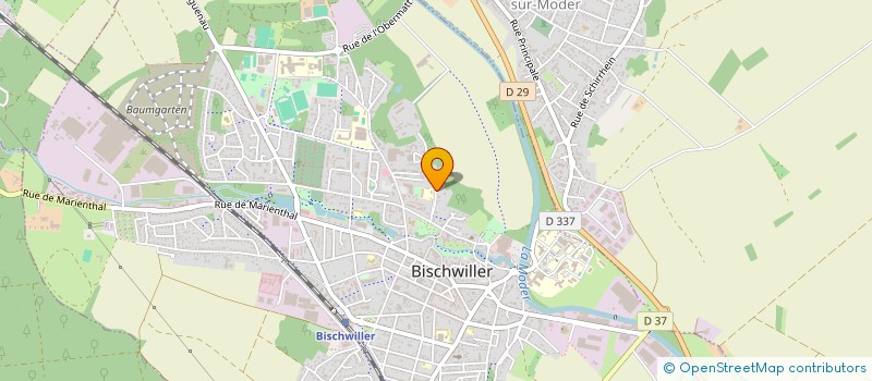 localisation de l'entreprise SCI DCAT WALTER  BISCHWILLER