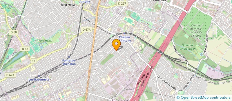 localisation de l'entreprise SCI DCC à ANTONY