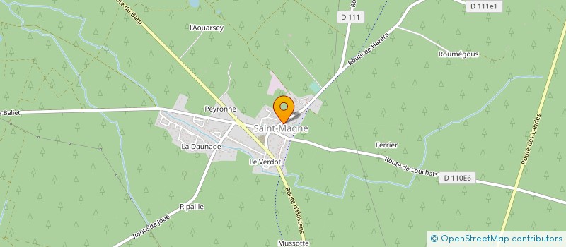 localisation de l'entreprise SCI DCC  HOSTENS