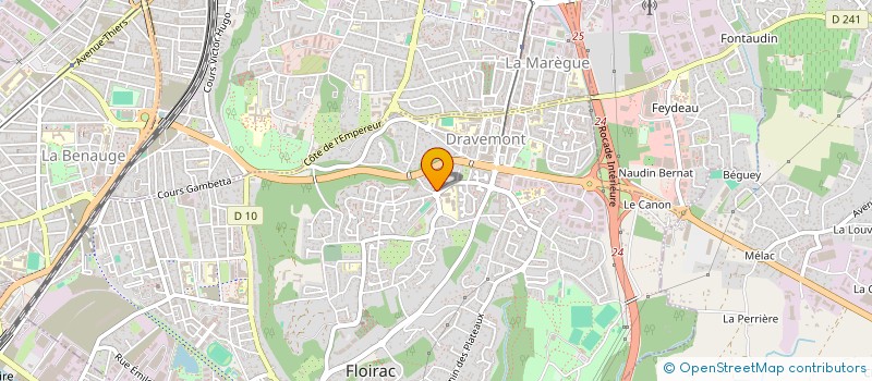 localisation de l'entreprise SCI DCCA  FLOIRAC