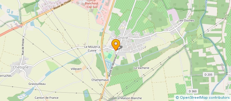 localisation de l'entreprise SCI DCDG 3  DISTRE