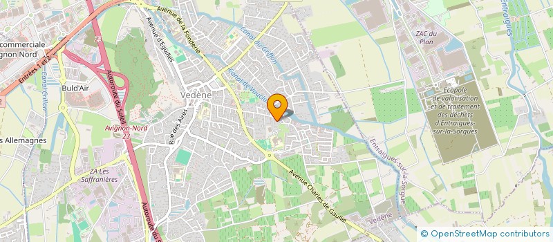 localisation de l'entreprise SCI DCDP  VEDENE