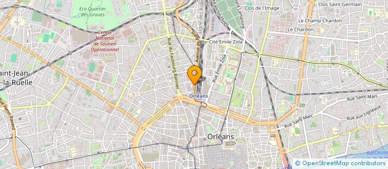 localisation de l'entreprise SCI DCHEIRA à ORLEANS
