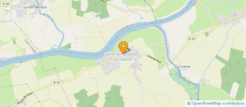 localisation de l'entreprise SCI DCI  SAINT-SYMPHORIEN-SUR-SAONE