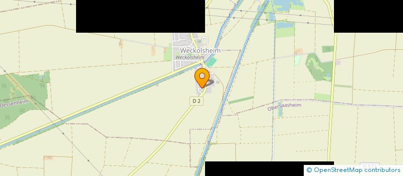 localisation de l'entreprise SCI DCI  WECKOLSHEIM