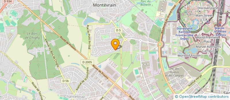 localisation de l'entreprise SCI DCI NOGENT  MONTEVRAIN